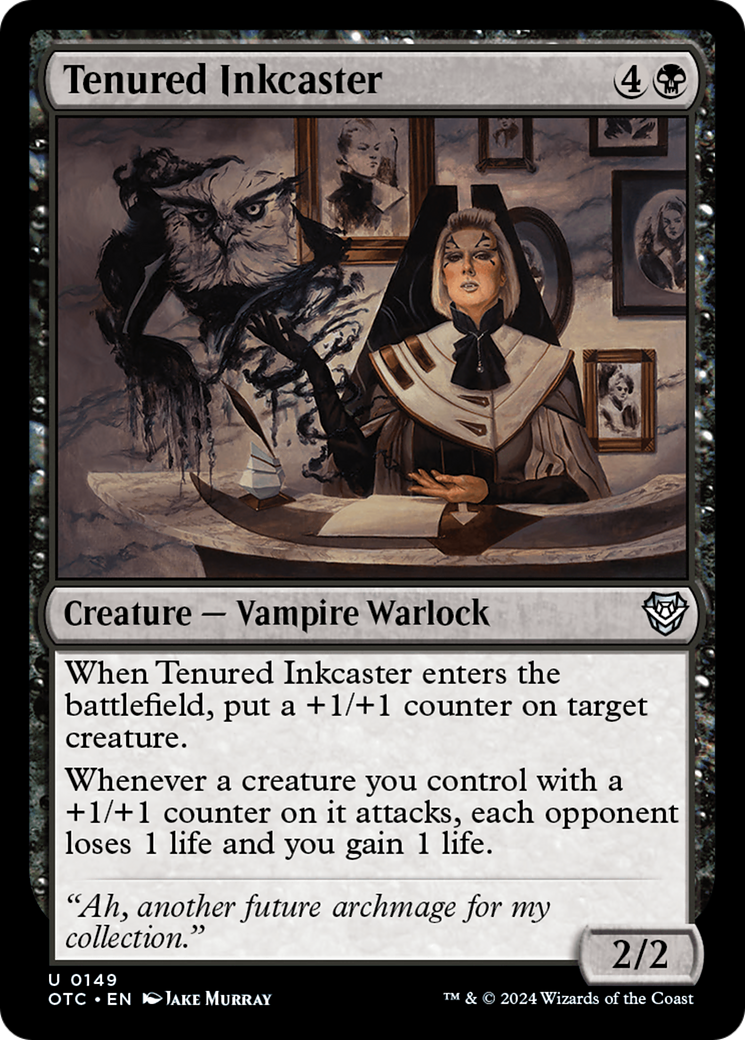 {C} Tenured Inkcaster [Outlaws of Thunder Junction Commander][OTC 149]