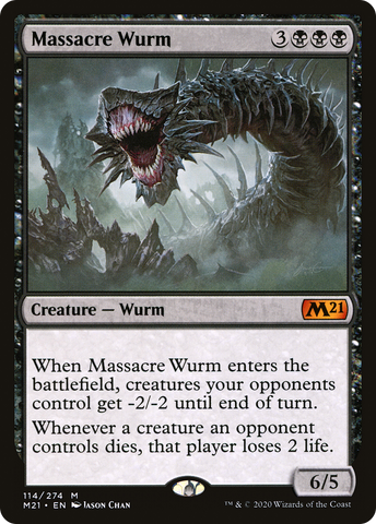 {R} Massacre Wurm [Core Set 2021][M21 114]