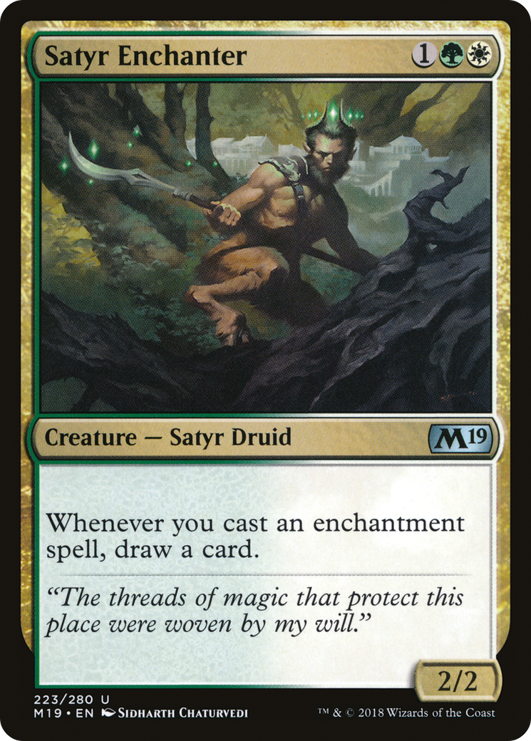 {C} Satyr Enchanter [Core Set 2019][M19 223]