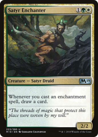 {C} Satyr Enchanter [Core Set 2019][M19 223]