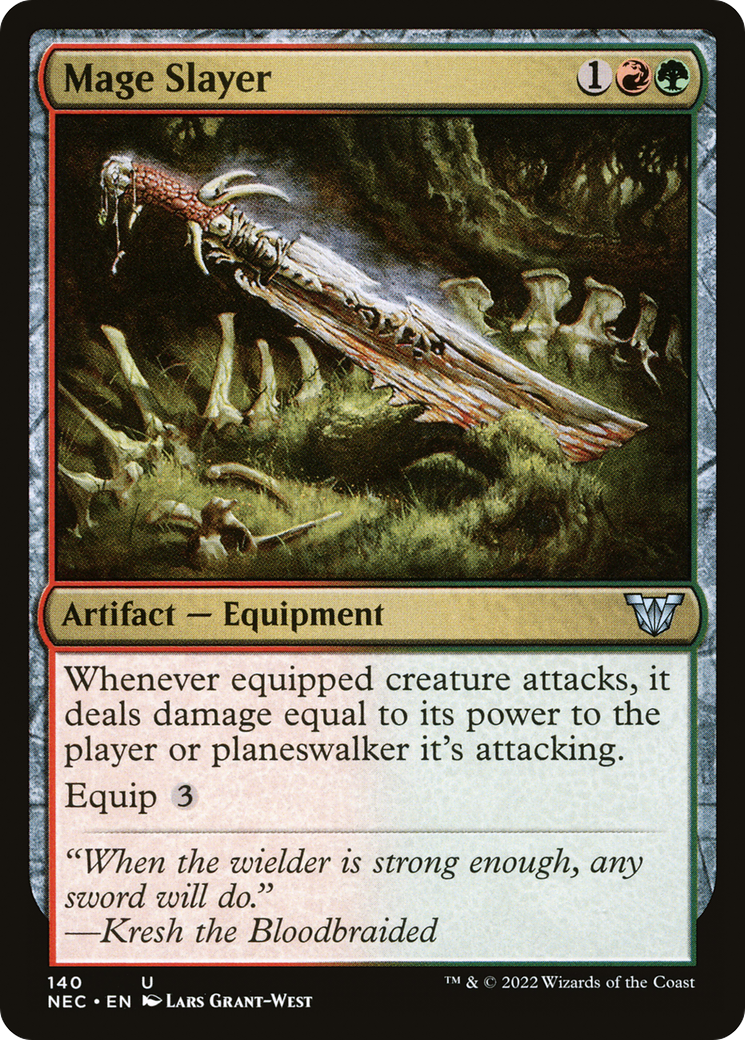{C} Mage Slayer [Kamigawa: Neon Dynasty Commander][NEC 140]