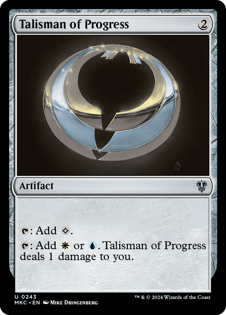 {C} Talisman of Progress [Murders at Karlov Manor Commander][MKC 243]