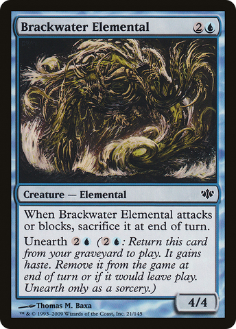 {C} Brackwater Elemental [Conflux][CON 021]