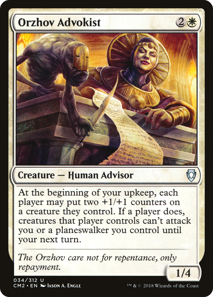 {C} Orzhov Advokist [Commander Anthology Volume II][CM2 034]