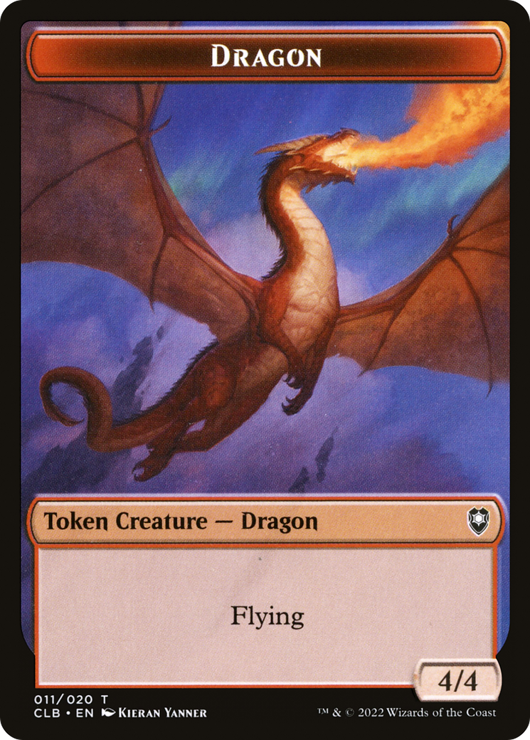 {T} Dragon Token [Commander Legends: Battle for Baldur's Gate Tokens][TCLB 011]