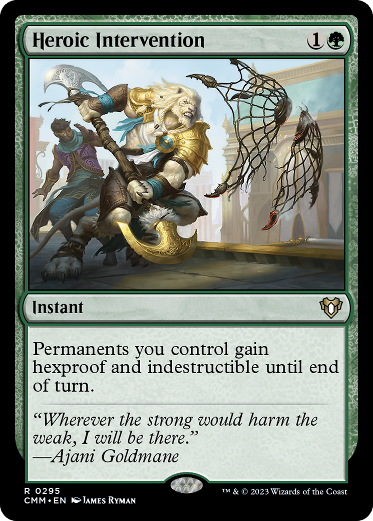 {R} Heroic Intervention [Commander Masters][CMM 295]