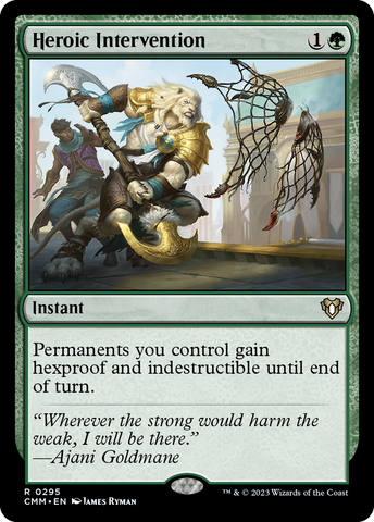 {R} Heroic Intervention [Commander Masters][CMM 295]