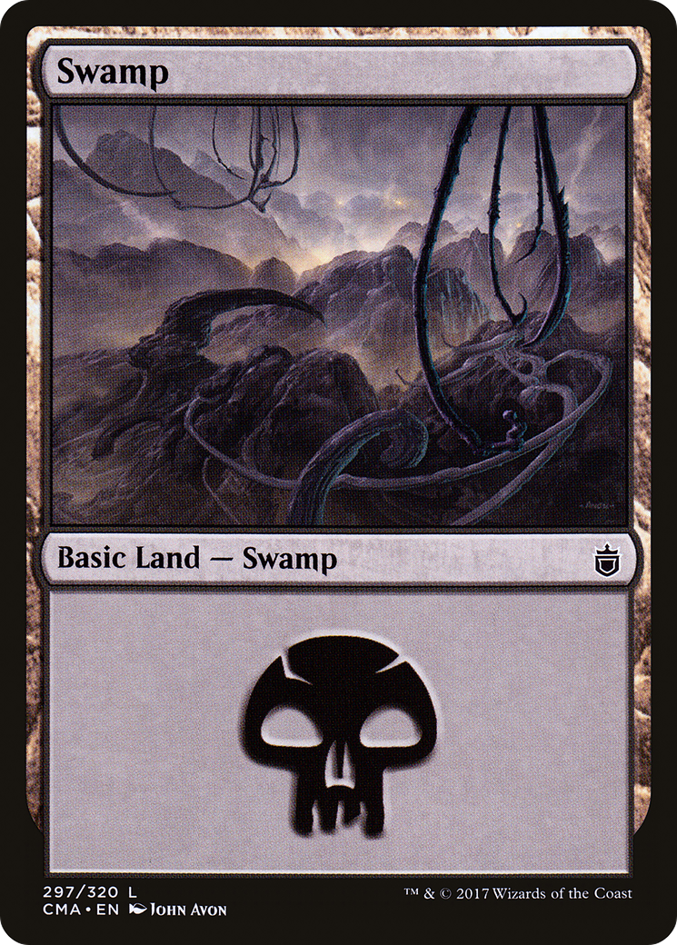 {B}[CMA 297] Swamp (297) [Commander Anthology]
