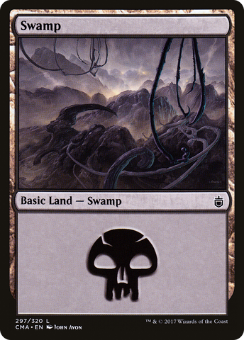 {B}[CMA 297] Swamp (297) [Commander Anthology]
