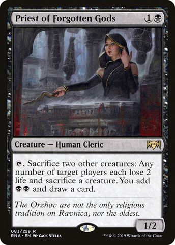 {R} Priest of Forgotten Gods [Ravnica Allegiance][RNA 083]