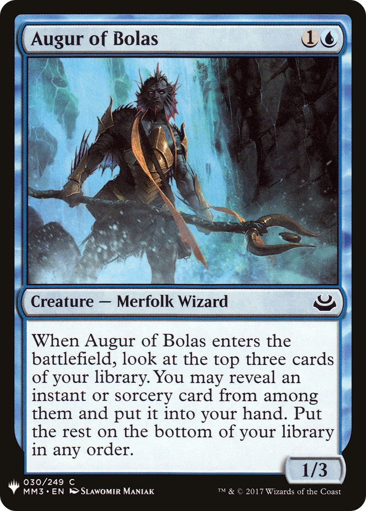 {C} Augur of Bolas [Mystery Booster][LS MM3 030]