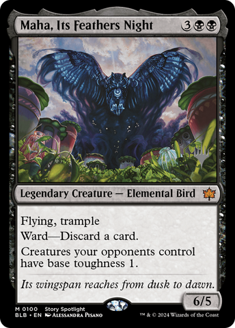 {@R} Maha, Its Feather Night (Promo Pack) [Bloomburrow Promos][PP BLB 100]