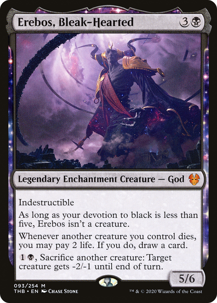 {R} Erebos, Bleak-Hearted [Theros Beyond Death][THB 093]