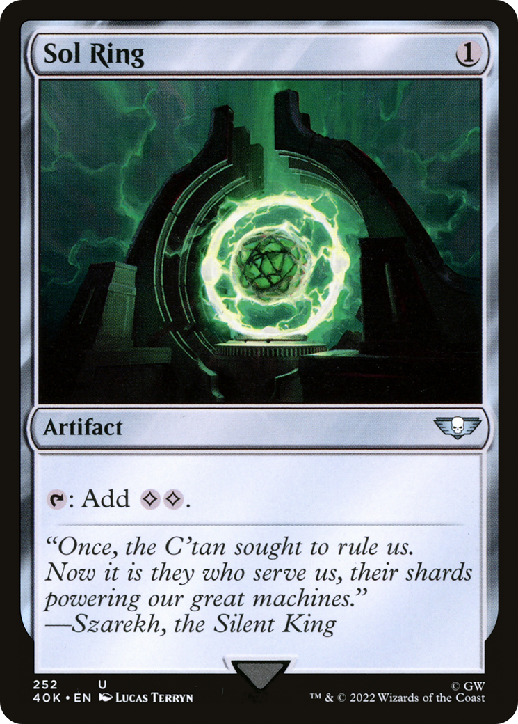 {C} Sol Ring (252) [Universes Beyond: Warhammer 40,000][40K 252]