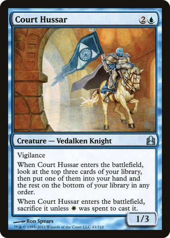 {C} Court Hussar [Commander 2011][CMD 043]