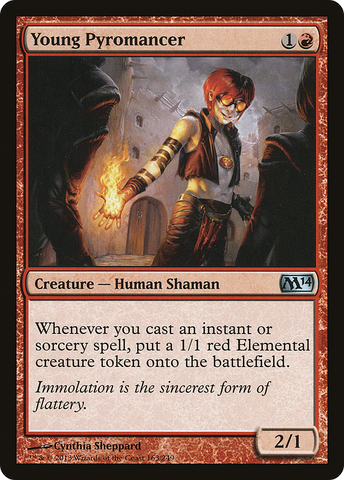 {C} Young Pyromancer [Magic 2014][M14 163]