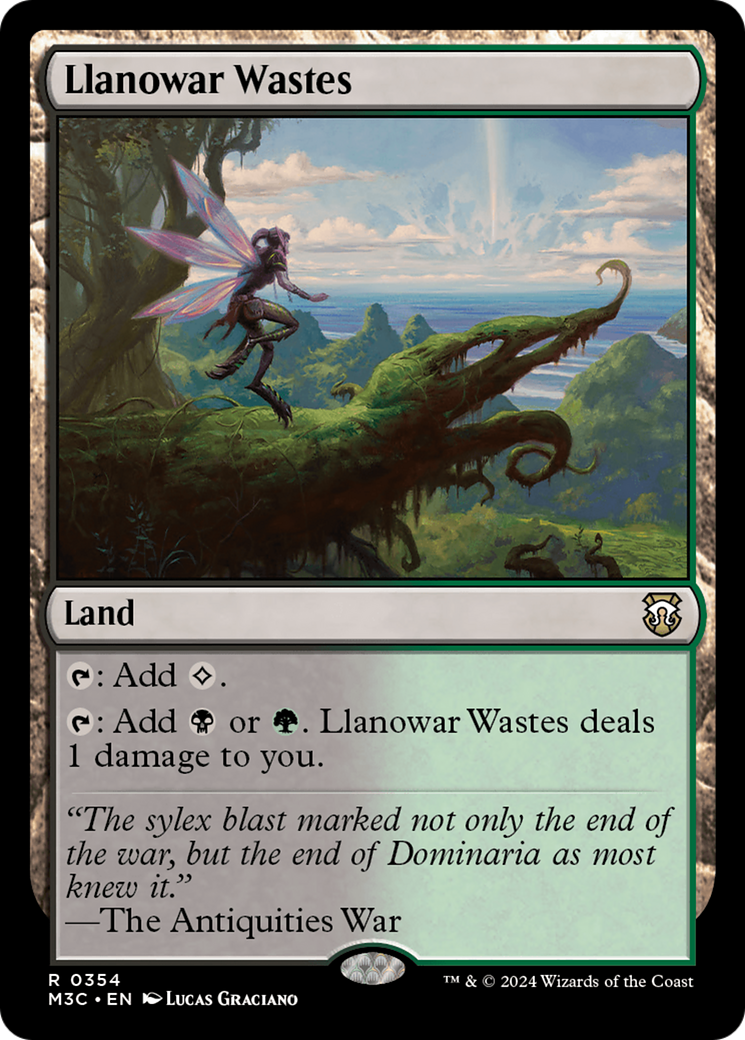 {R} Llanowar Wastes [Modern Horizons 3 Commander][M3C 354]