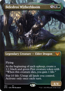 {R} Beledros Witherbloom (Borderless Alternate Art) [Strixhaven: School of Mages][STX 282]