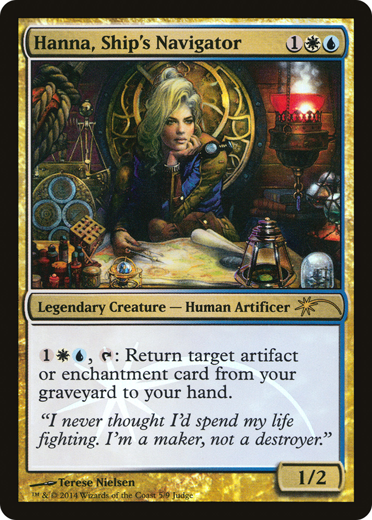 {R} Hanna, Ship's Navigator [Judge Gift Cards 2014][PA J14 005]