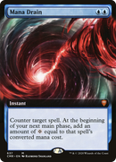 {R} Mana Drain (Extended Art) [Commander Legends][CMR 637]