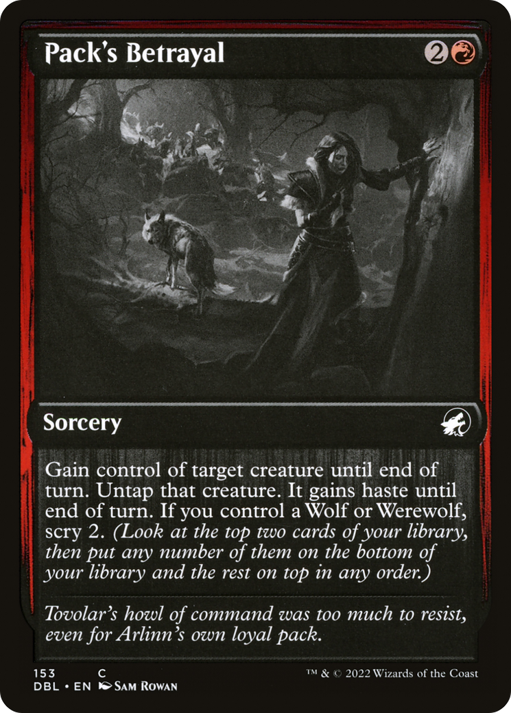 {C} Pack's Betrayal [Innistrad: Double Feature][DBL 153]