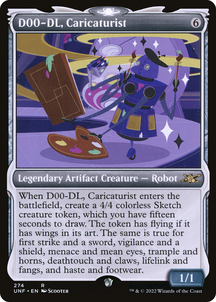 {R} D00-DL, Caricaturist (Showcase) [Unfinity][UNF 274]