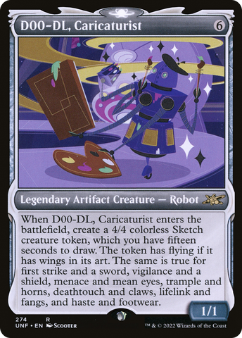 {R} D00-DL, Caricaturist (Showcase) [Unfinity][UNF 274]