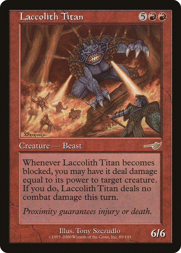 {R} Laccolith Titan [Nemesis][NEM 089]