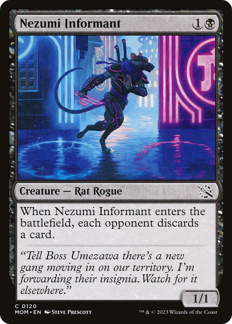 {C} Nezumi Informant [March of the Machine][MOM 120]