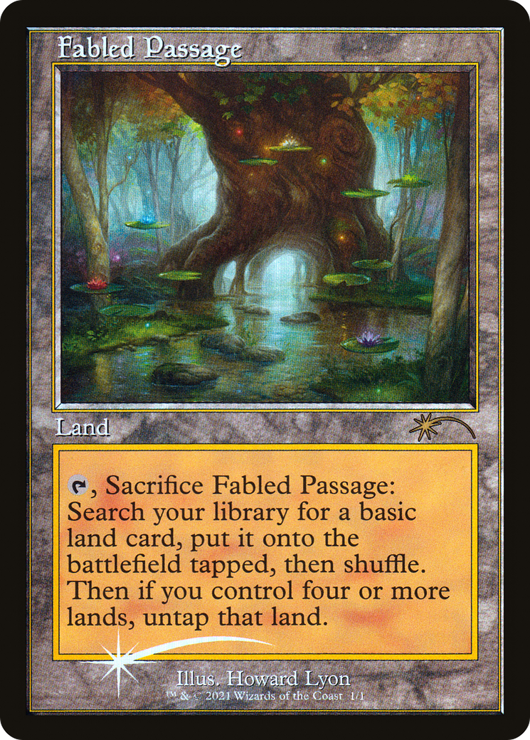 {R} Fabled Passage (Promo) [Wizards Play Network 2021][PA WP21 001]