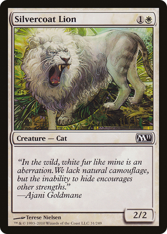 {C} Silvercoat Lion [Magic 2011][M11 031]