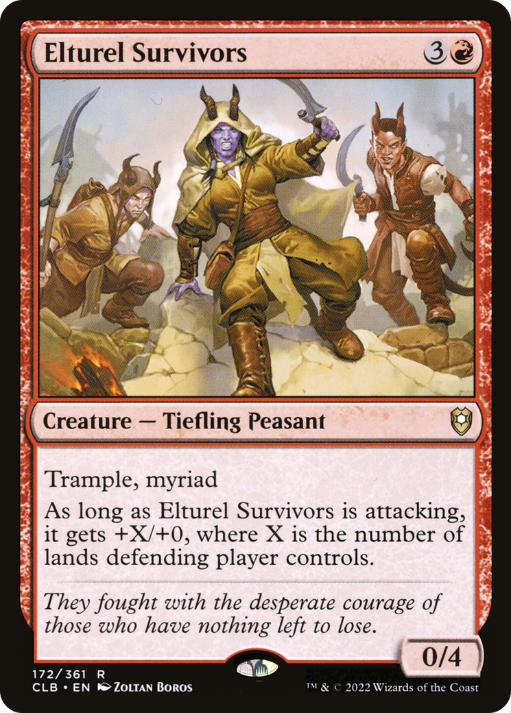 {R} Elturel Survivors [Commander Legends: Battle for Baldur's Gate][CLB 172]