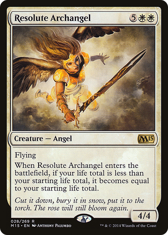 {R} Resolute Archangel [Magic 2015][M15 028]