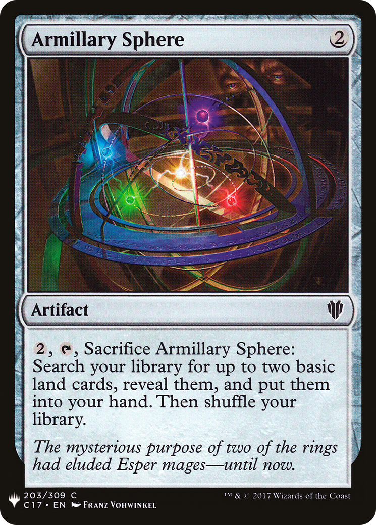 {C} Armillary Sphere [Mystery Booster][LS C17 203]
