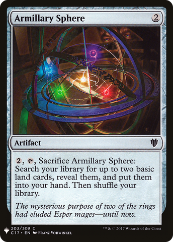 {C} Armillary Sphere [Mystery Booster][LS C17 203]
