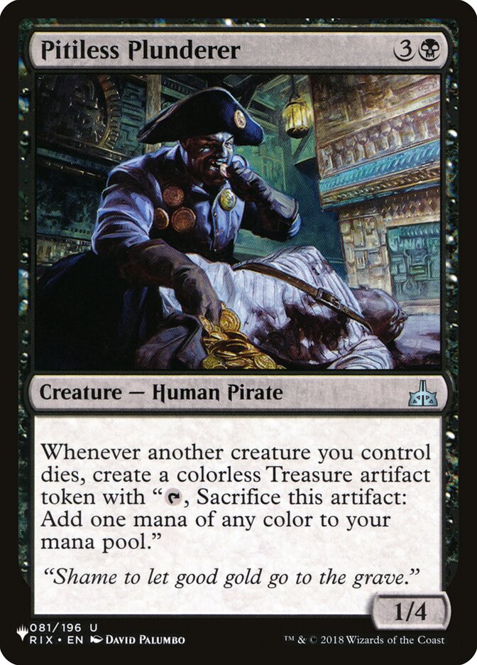 {C} Pitiless Plunderer [The List][LS RIX 081]