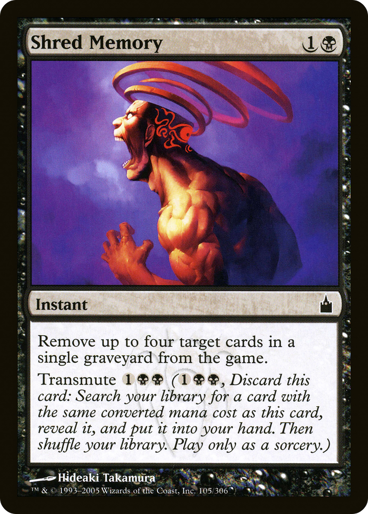 {C} Shred Memory [Ravnica: City of Guilds][RAV 105]