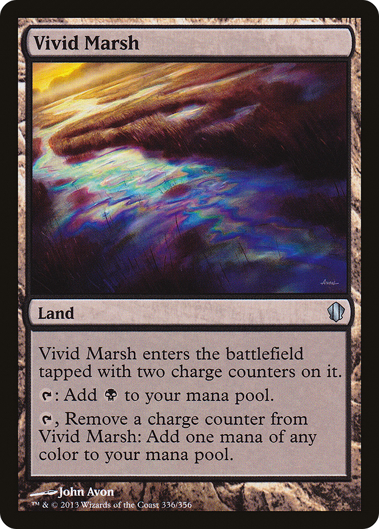 {C} Vivid Marsh [Commander 2013][C13 336]