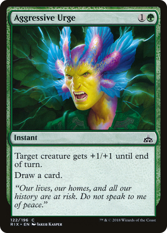 {C} Aggressive Urge [Rivals of Ixalan][RIX 122]