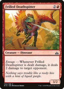 {C} Frilled Deathspitter [Rivals of Ixalan][RIX 104]