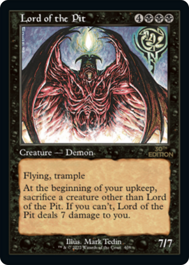 {R} Lord of the Pit (Retro) [30th Anniversary Edition][30A 408]
