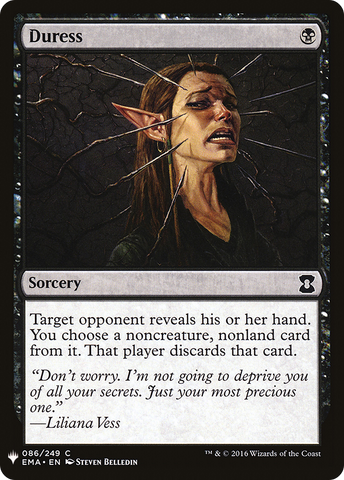 {C} Duress [Mystery Booster][LS EMA 086]