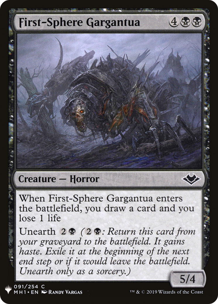 {C} First-Sphere Gargantua [Mystery Booster][LS MH1 091]
