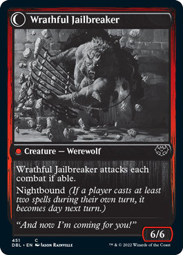 {C} Weary Prisoner // Wrathful Jailbreaker [Innistrad: Double Feature][DBL 451]