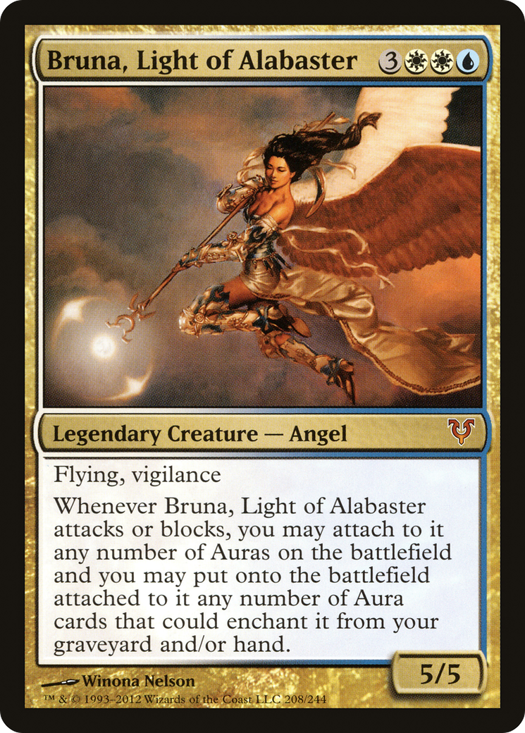 {R} Bruna, Light of Alabaster [Avacyn Restored][AVR 208] - Misty Mountain Games
