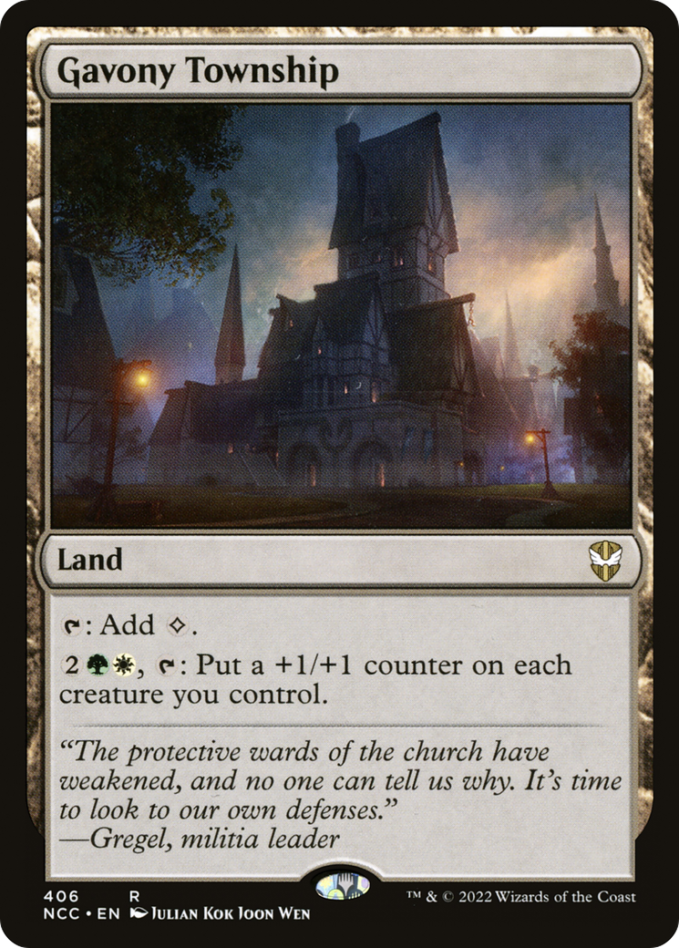 {R} Gavony Township [Streets of New Capenna Commander][NCC 406]