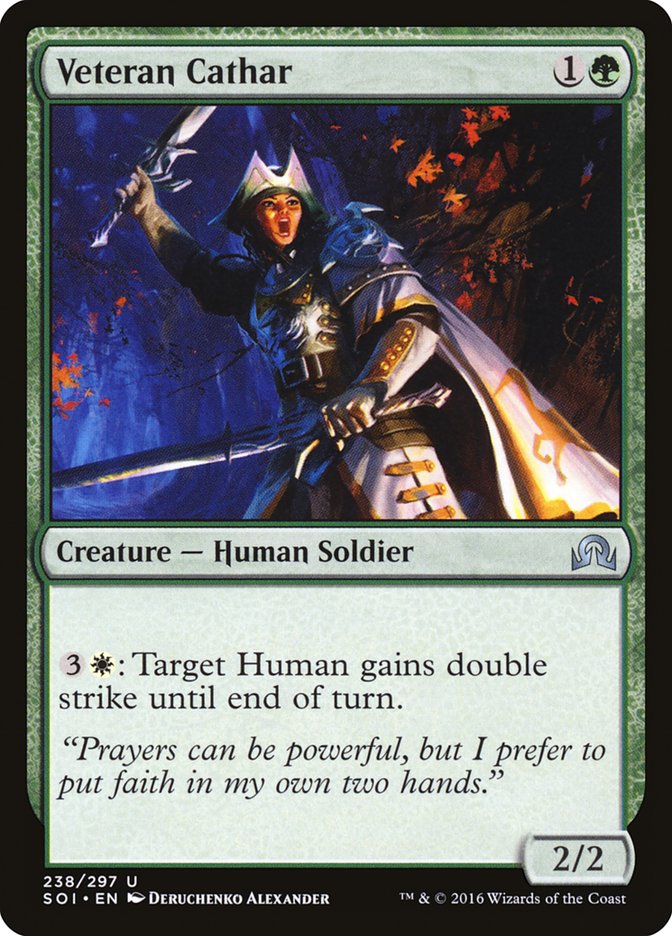 {C} Veteran Cathar [Shadows over Innistrad][SOI 238]