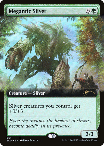 {R} Megantic Sliver (Extended Art) [Secret Lair Drop Promos][SLD 651]