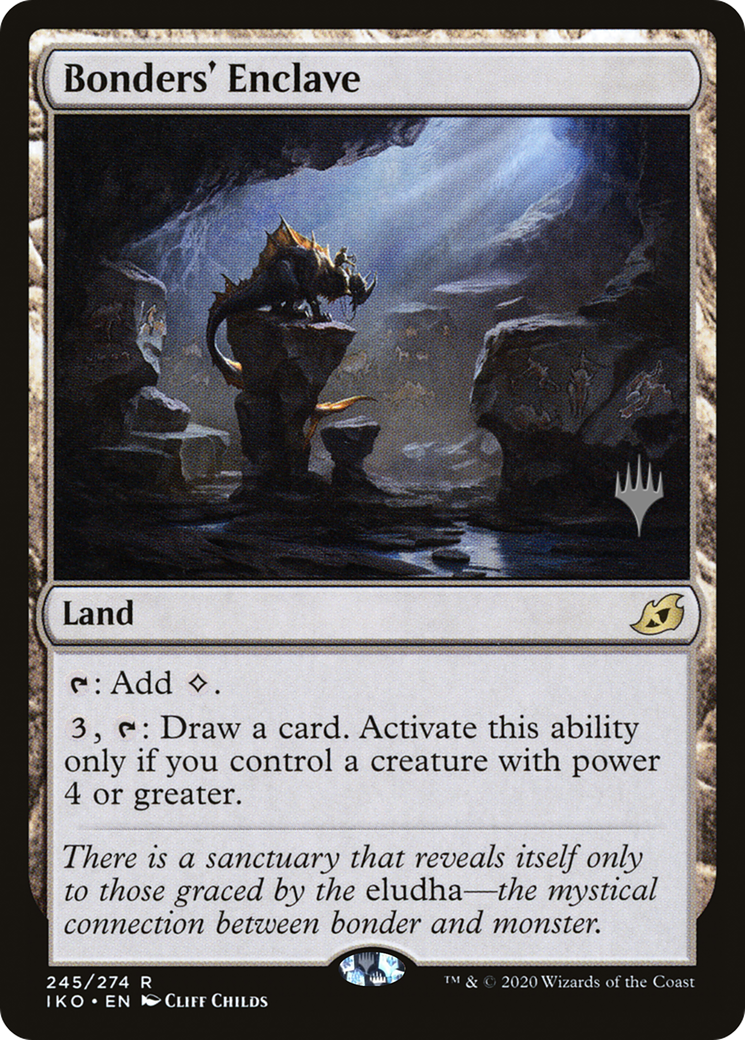 {R} Bonders' Enclave (Promo Pack) [Ikoria: Lair of Behemoths Promos][PP IKO 245]
