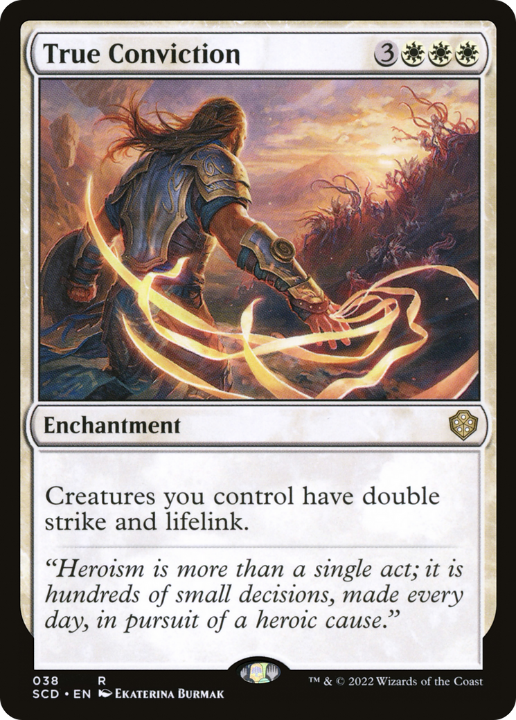 {R} True Conviction [Starter Commander Decks][SCD 038] - Misty Mountain Games